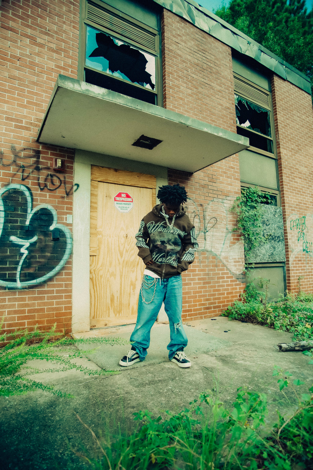 Wonderhell Zip Ups Brown