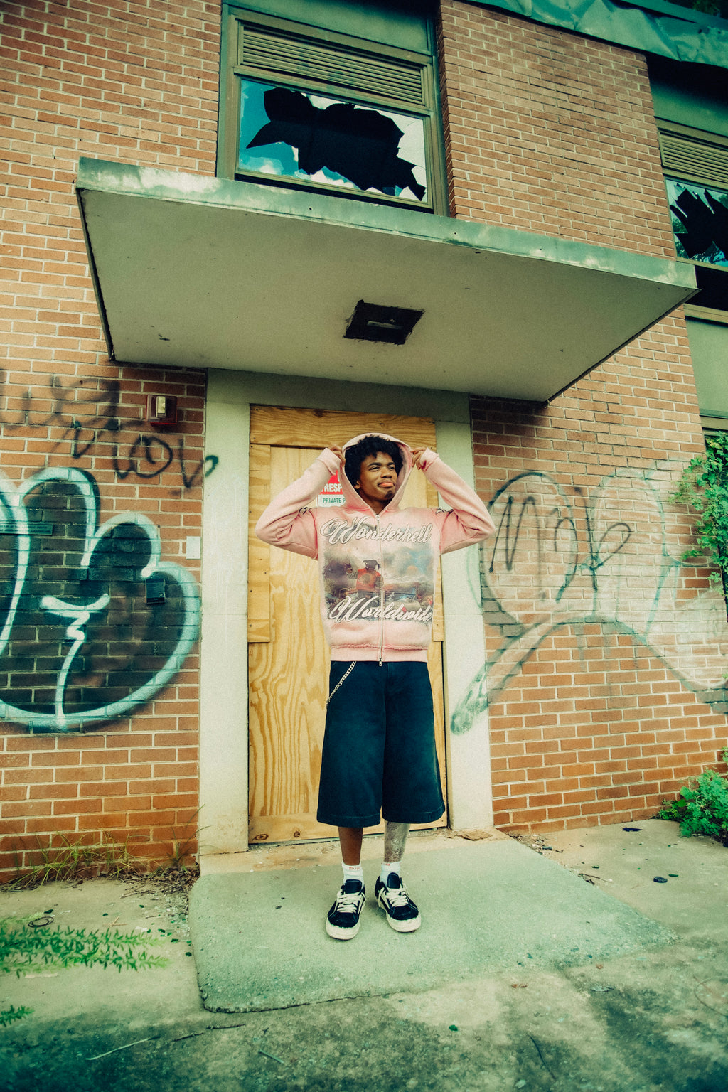 Wonderhell Zip Ups Pink