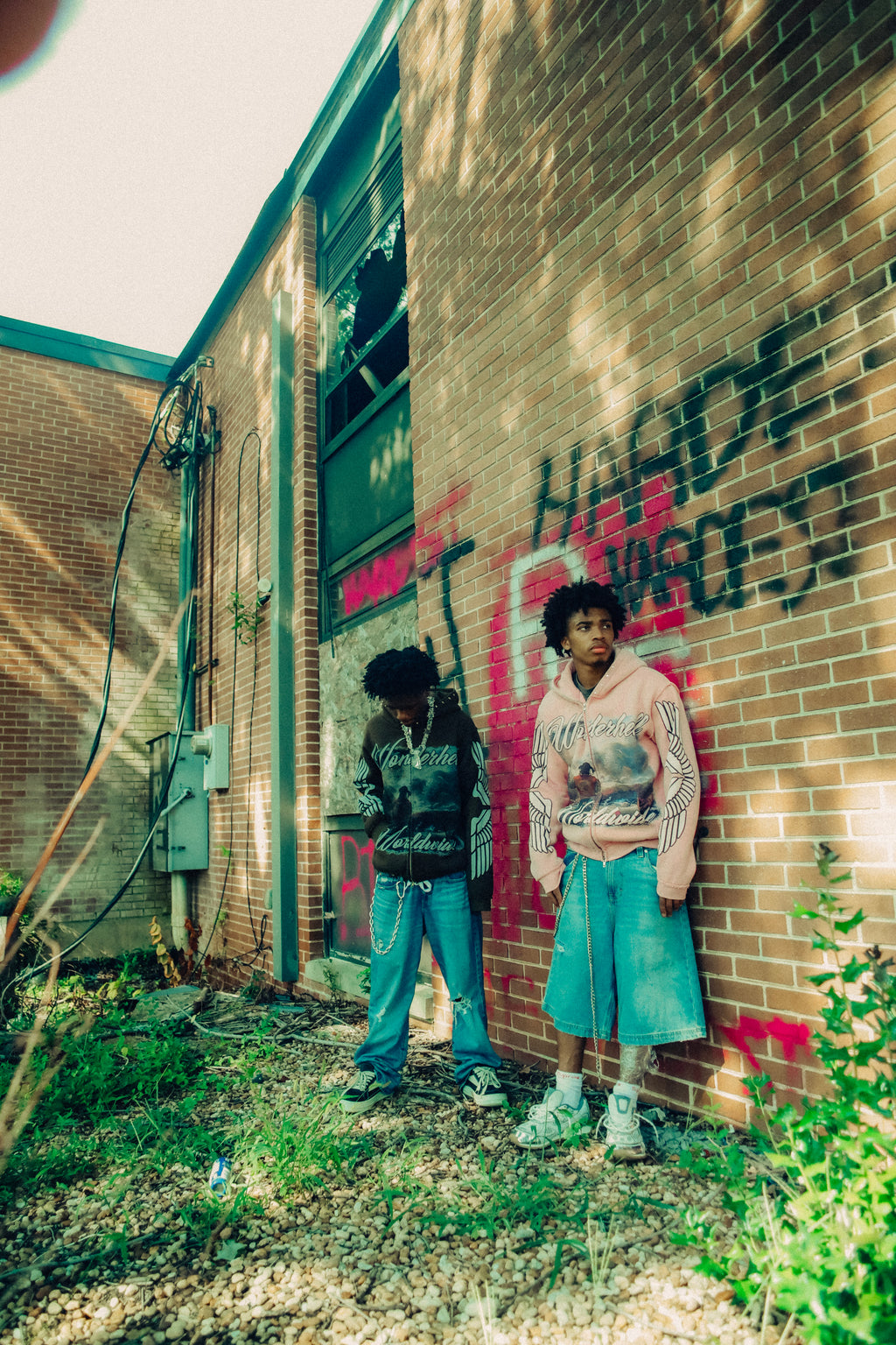 Wonderhell Zip Ups Pink