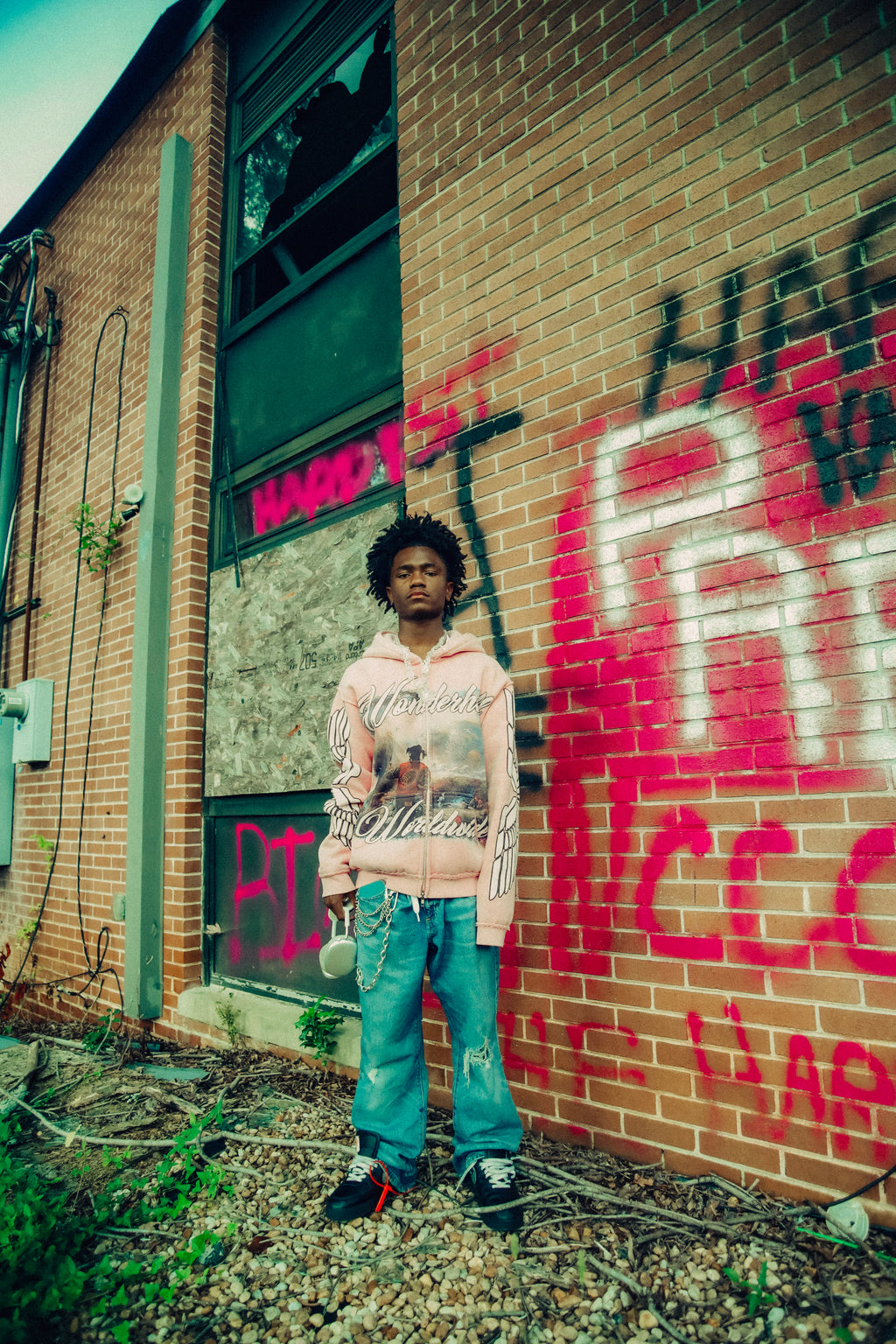 Wonderhell Zip Ups Pink