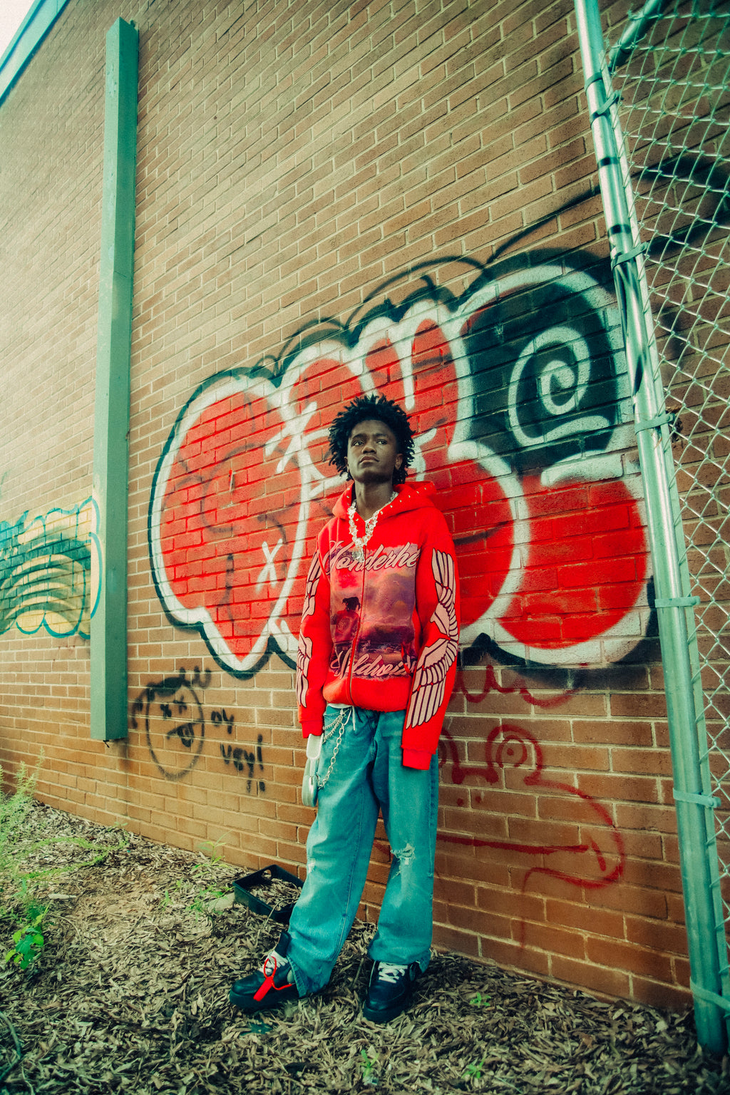 Wonderhell Zip Ups Red