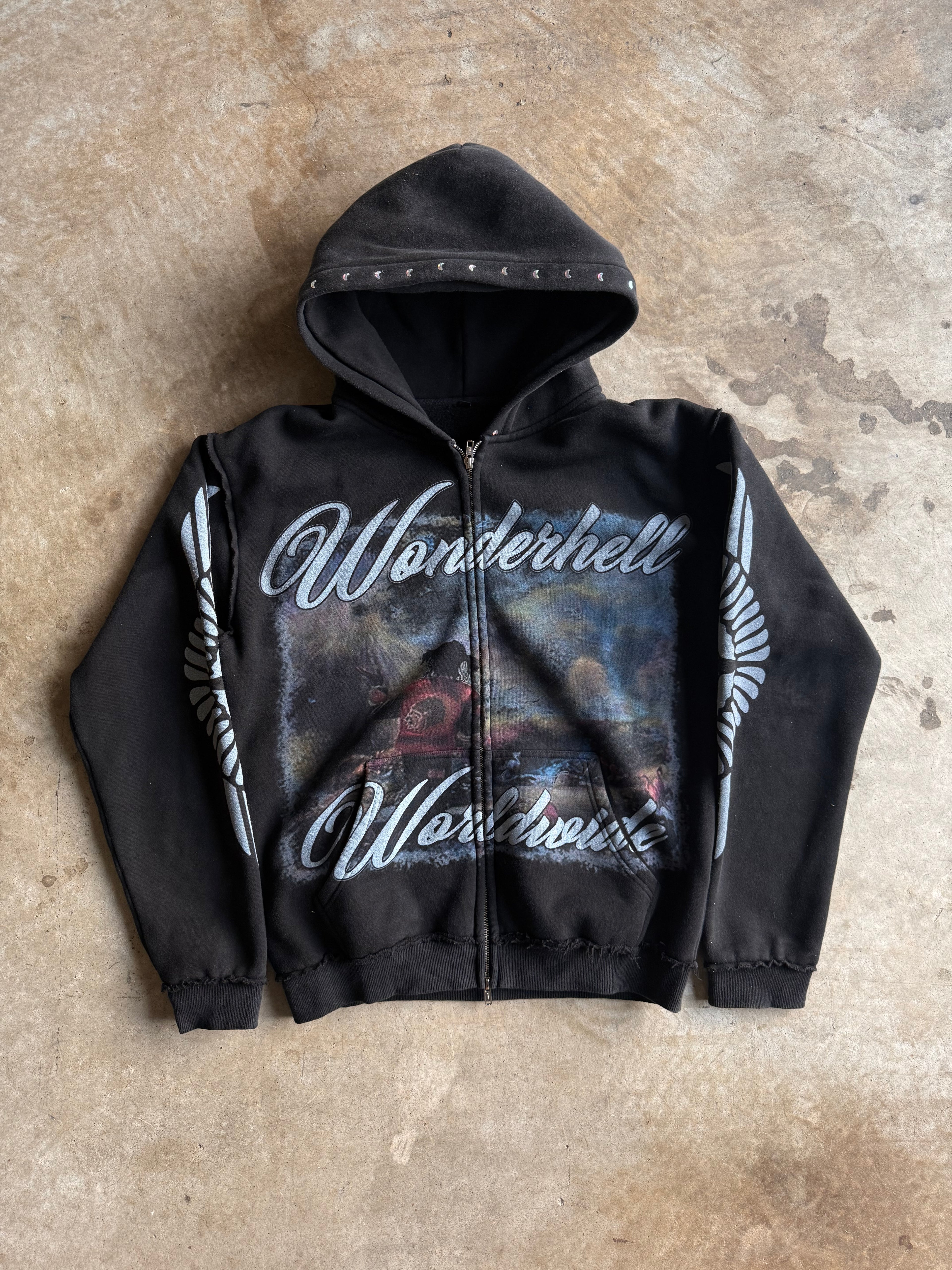 Wonderhell Zip Ups Black