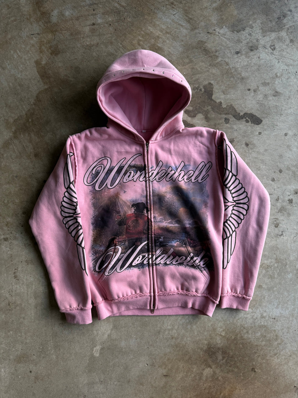 Wonderhell Zip Ups Pink